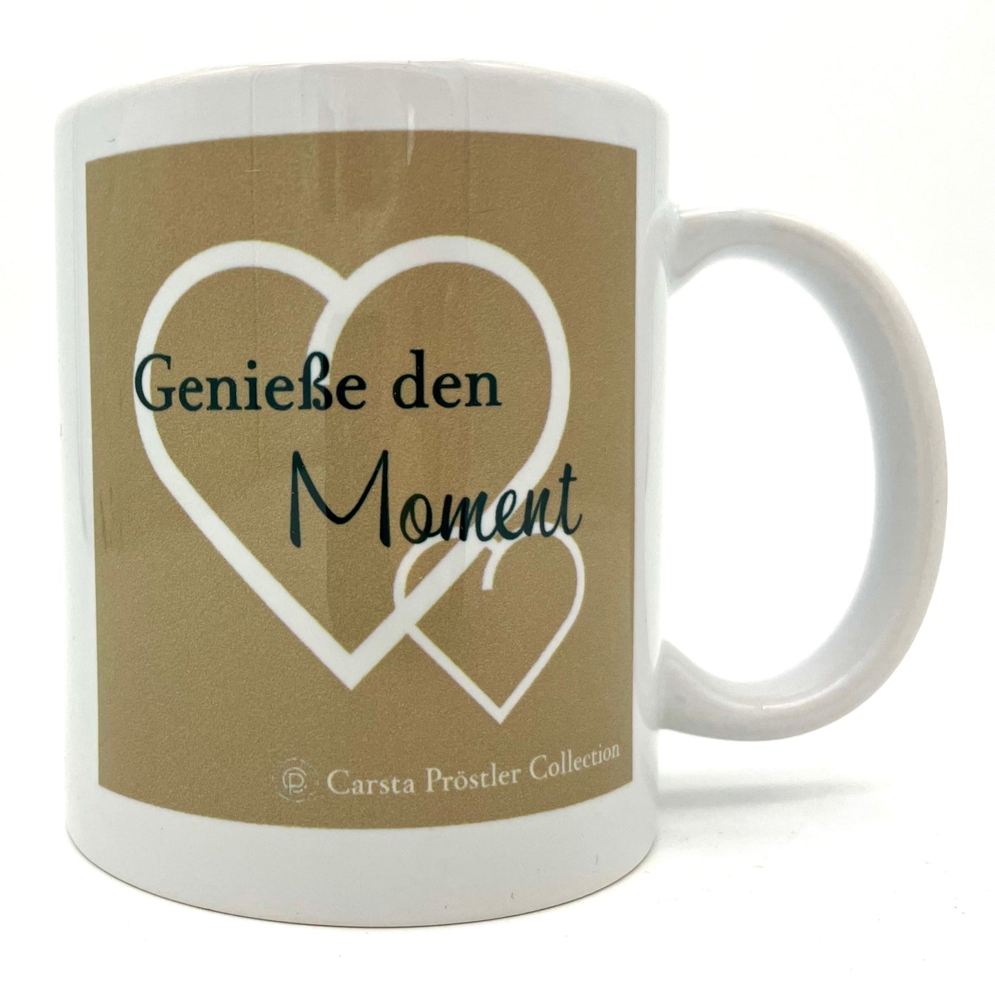 Genieße Tasse